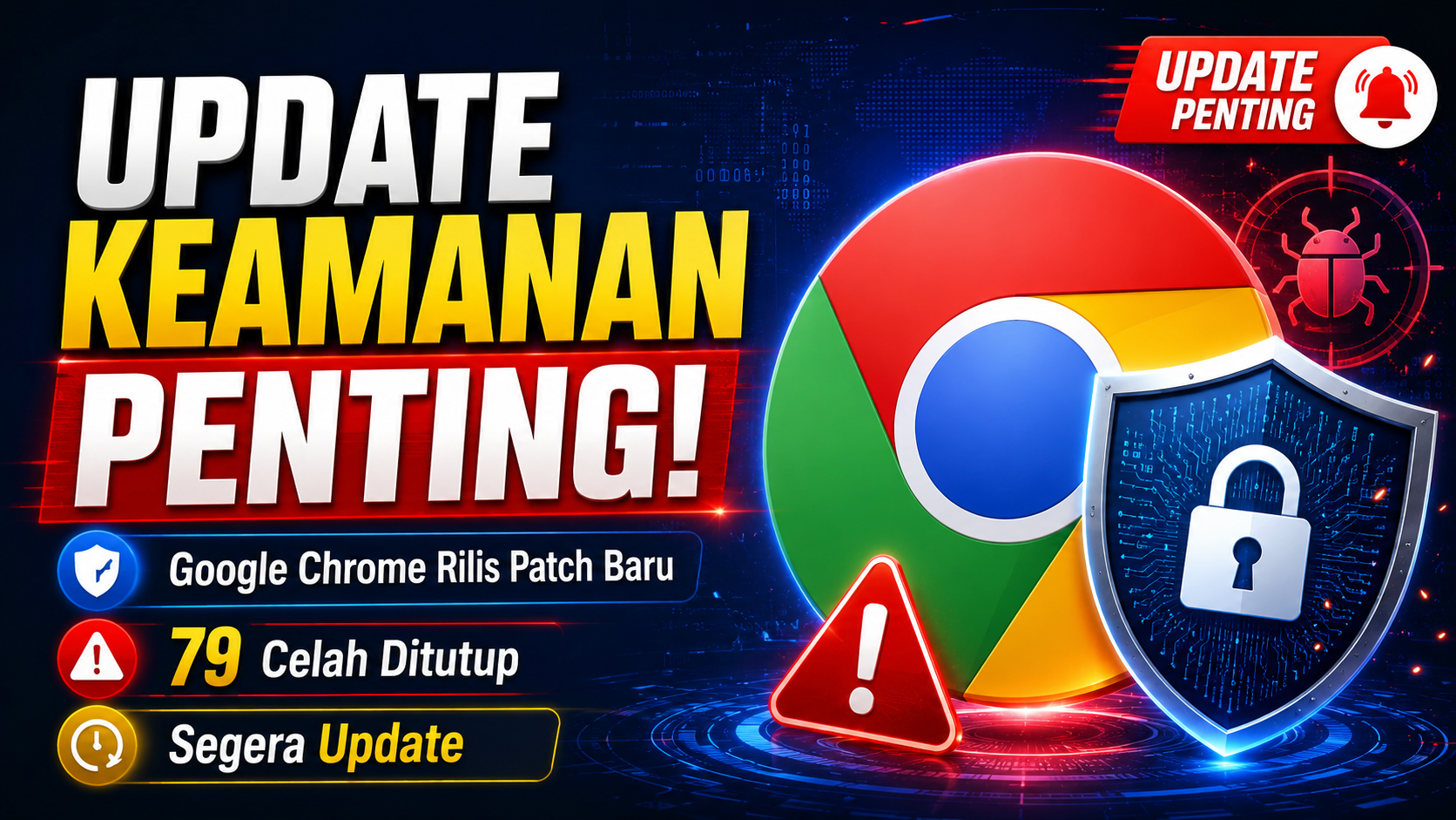 Google Chrome Rilis Pembaruan Keamanan Penting, Pengguna Diminta Segera Update